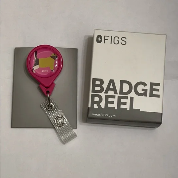Figs Pink and Gold Dog Tag - Picture 2 of 3